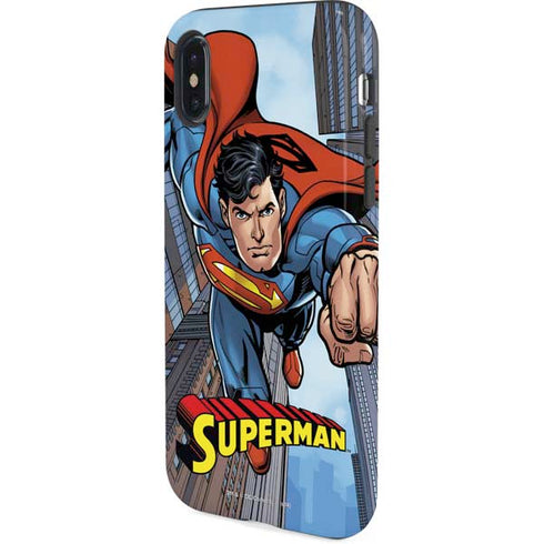 DC Comics Superman Flying Pose iPhone XS Pro Case