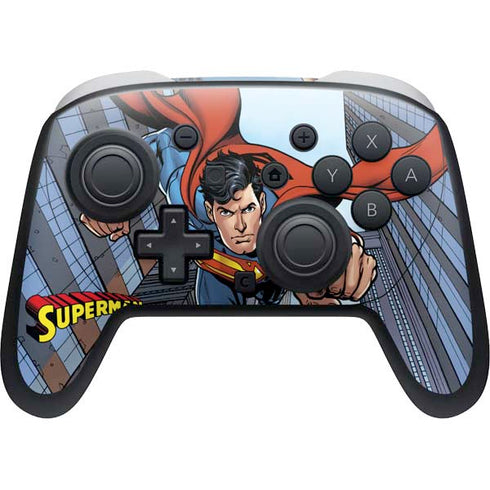 DC Comics Superman Flying Pose Nintendo Switch 2 (2025) Pro Controller Skin