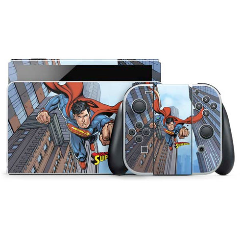 DC Comics Superman Flying Pose Nintendo Skins