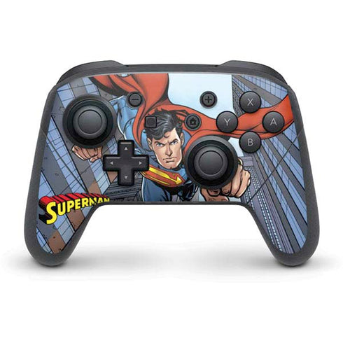DC Comics Superman Flying Pose Nintendo Skins