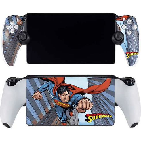 DC Comics Superman Flying Pose PlayStation Portal Remote Player Skin