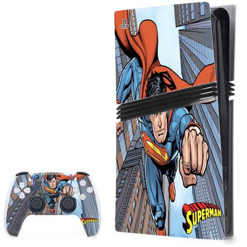 DC Comics Superman Flying Pose PS5 Pro Bundle Skin