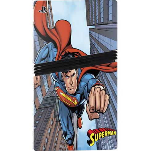 DC Comics Superman Flying Pose PS5 Pro Console Skin