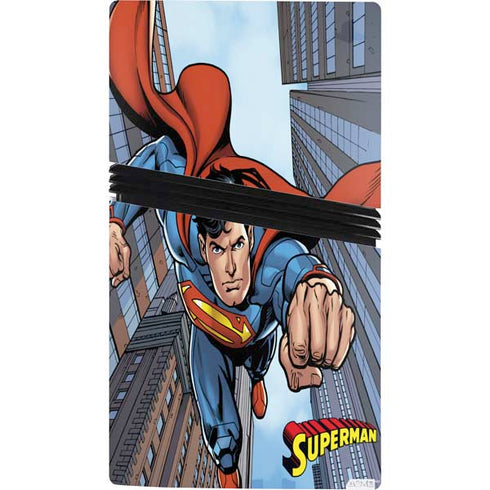 DC Comics Superman Flying Pose PS5 Pro Console Skin