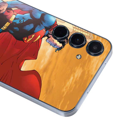 DC Comics Superman For Tomorrow Cover Art by Jim Lee Galaxy A35 5G Skin