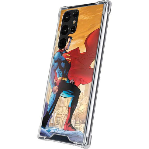 DC Comics Superman For Tomorrow Cover Art by Jim Lee Galaxy S22 Ultra Clear Case