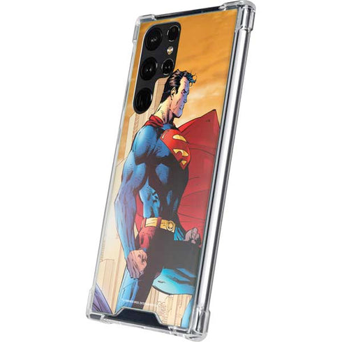 DC Comics Superman For Tomorrow Cover Art by Jim Lee Galaxy S23 Ultra Clear Case