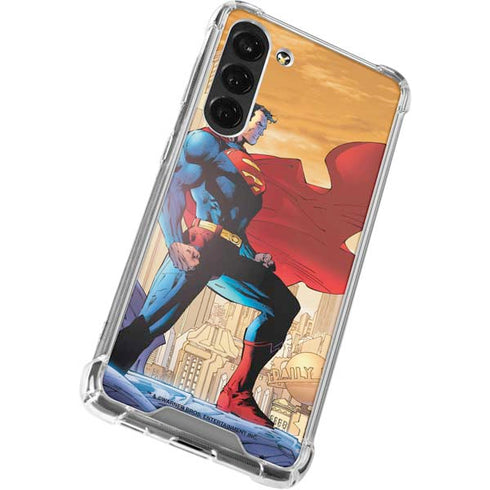 DC Comics Superman For Tomorrow Cover Art by Jim Lee Galaxy S24 FE Clear Case