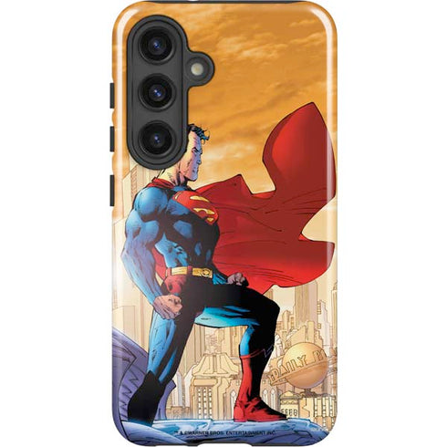 DC Comics Superman For Tomorrow Cover Art by Jim Lee Galaxy S25 Impact Case