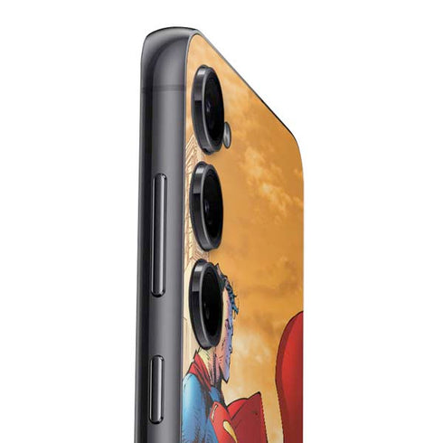 DC Comics Superman For Tomorrow Cover Art by Jim Lee Galaxy S25 Plus Skin