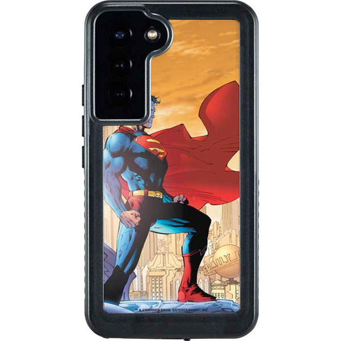 DC Comics Superman For Tomorrow Cover Art by Jim Lee Galaxy S24 Plus Waterproof Case