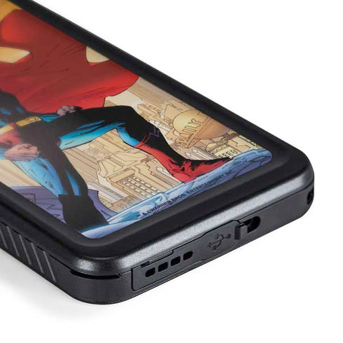 DC Comics Superman For Tomorrow Cover Art by Jim Lee Galaxy S24 Plus Waterproof Case