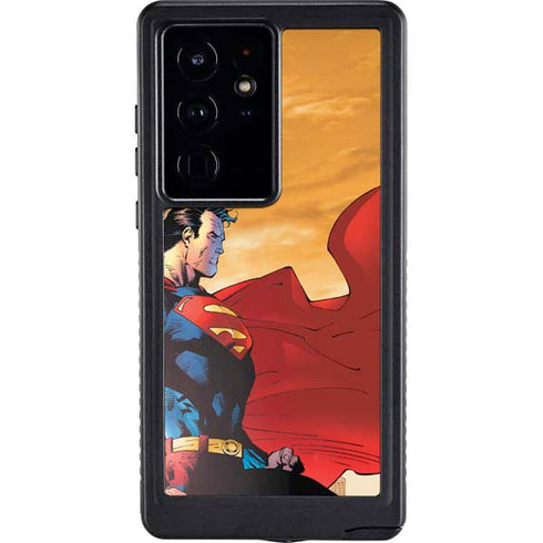 DC Comics Superman For Tomorrow Cover Art by Jim Lee Galaxy S24 Ultra Waterproof Case