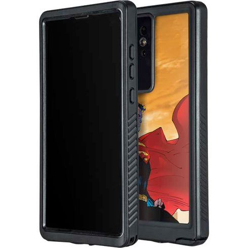 DC Comics Superman For Tomorrow Cover Art by Jim Lee Galaxy S24 Ultra Waterproof Case