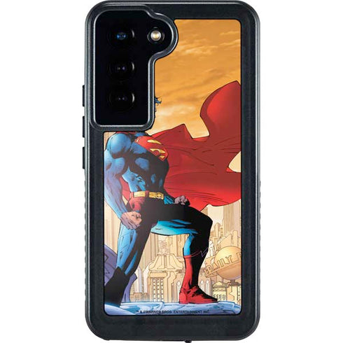DC Comics Superman For Tomorrow Cover Art by Jim Lee Galaxy S24 Waterproof Case