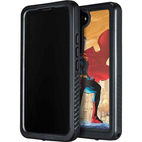 DC Comics Superman For Tomorrow Cover Art by Jim Lee Galaxy S24 Waterproof Case