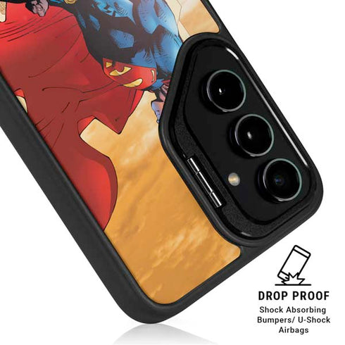 DC Comics Superman For Tomorrow Cover Art by Jim Lee Galaxy S26 Plus Kickstand Case