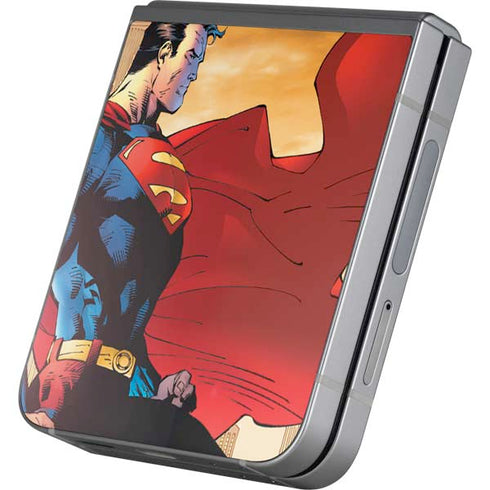 DC Comics Superman For Tomorrow Cover Art by Jim Lee Galaxy Z Flip6 Skin