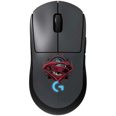 DC Comics Superman Grey Eye Collage G Pro Wireless Gaming Mouse Skin