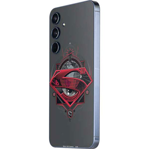 DC Comics Superman Grey Eye Collage Galaxy A35 5G Skin