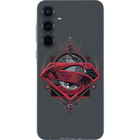 DC Comics Superman Grey Eye Collage Galaxy A36 5G Skin