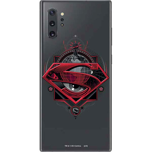 DC Comics Superman Grey Eye Collage Galaxy Note 10 Plus Skin