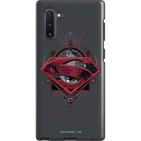 DC Comics Superman Grey Eye Collage Galaxy Cases