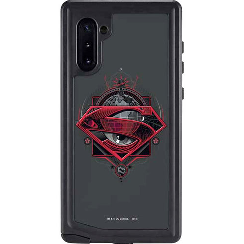 DC Comics Superman Grey Eye Collage Galaxy Cases