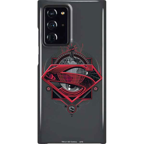 DC Comics Superman Grey Eye Collage Galaxy Cases