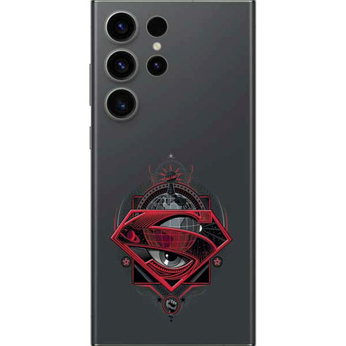 DC Comics Superman Grey Eye Collage Galaxy Skins