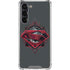 DC Comics Superman Grey Eye Collage Galaxy S24 FE Clear Case