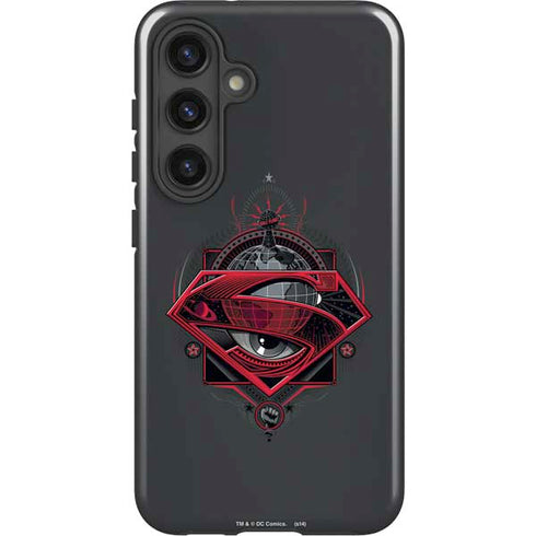 DC Comics Superman Grey Eye Collage Galaxy S25 Impact Case