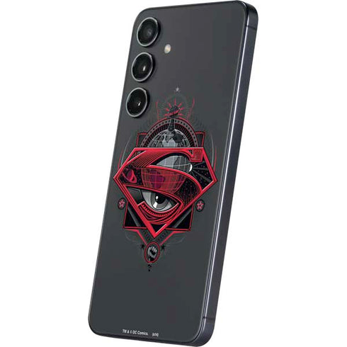 DC Comics Superman Grey Eye Collage Galaxy S24 Plus Skin