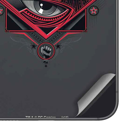 DC Comics Superman Grey Eye Collage Galaxy S24 Skin