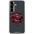 DC Comics Superman Grey Eye Collage Galaxy S26 Clear Case