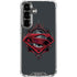 DC Comics Superman Grey Eye Collage Galaxy S26 Plus Clear Case