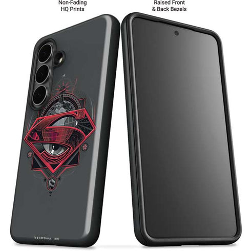 DC Comics Superman Grey Eye Collage Galaxy S26 Plus Impact Case