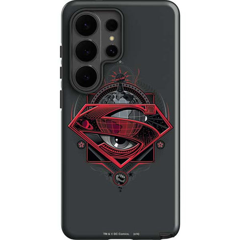 DC Comics Superman Grey Eye Collage Galaxy S26 Ultra Impact Case