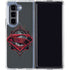 DC Comics Superman Grey Eye Collage Galaxy Z Fold5 5G Clear Case