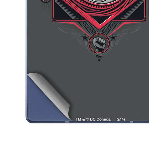 DC Comics Superman Grey Eye Collage Galaxy Z Fold6 Skin