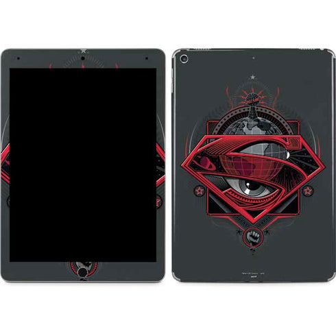 DC Comics Superman Grey Eye Collage iPad Skins