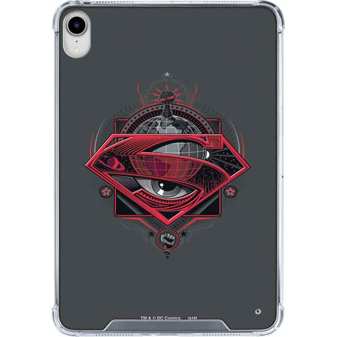 DC Comics Superman Grey Eye Collage iPad 11th Gen (2025) Clear Case