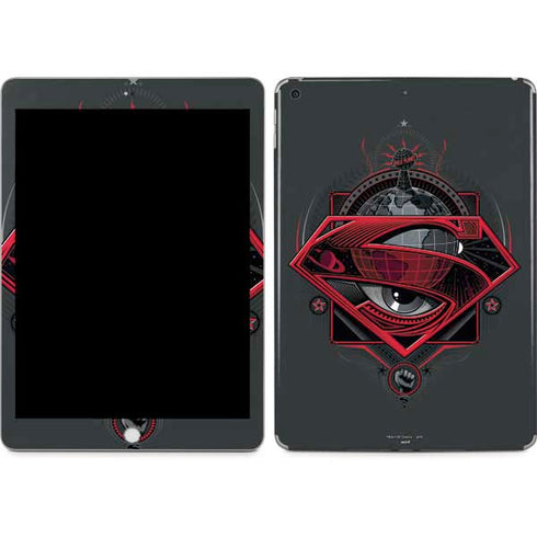 DC Comics Superman Grey Eye Collage Apple iPad Skin