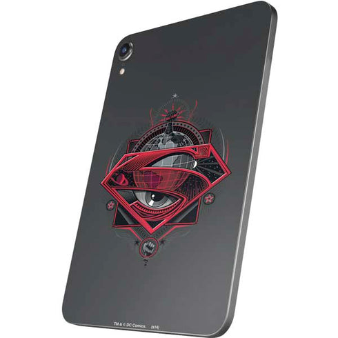 DC Comics Superman Grey Eye Collage Apple iPad Mini Skin