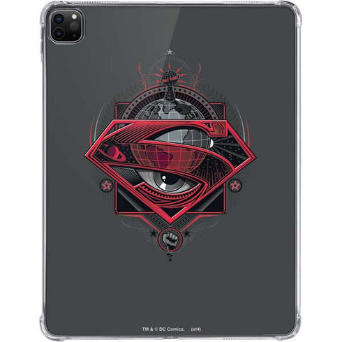 DC Comics Superman Grey Eye Collage iPad Pro 11in (2024) Clear Case