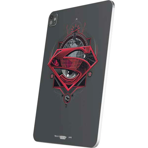 DC Comics Superman Grey Eye Collage iPad Pro 13in M4 (2024) Skin