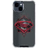DC Comics Superman Grey Eye Collage iPhone 15 Clear Case