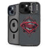 DC Comics Superman Grey Eye Collage iPhone 15 Plus Kickstand Case