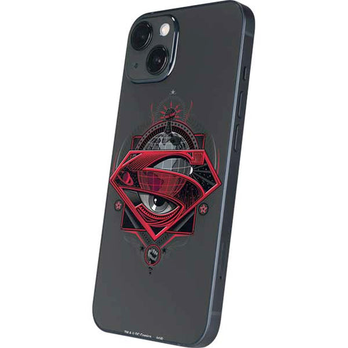 DC Comics Superman Grey Eye Collage iPhone 15 Skin