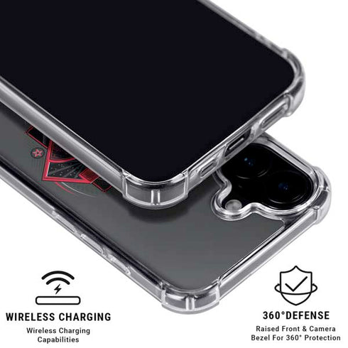 DC Comics Superman Grey Eye Collage iPhone 16 MagSafe Case
